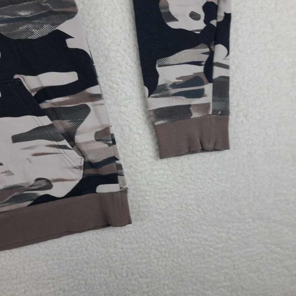 Under Armour Hoodie Boys YXL Black Brown Gray Camo‎ Loose Sweater Activewear